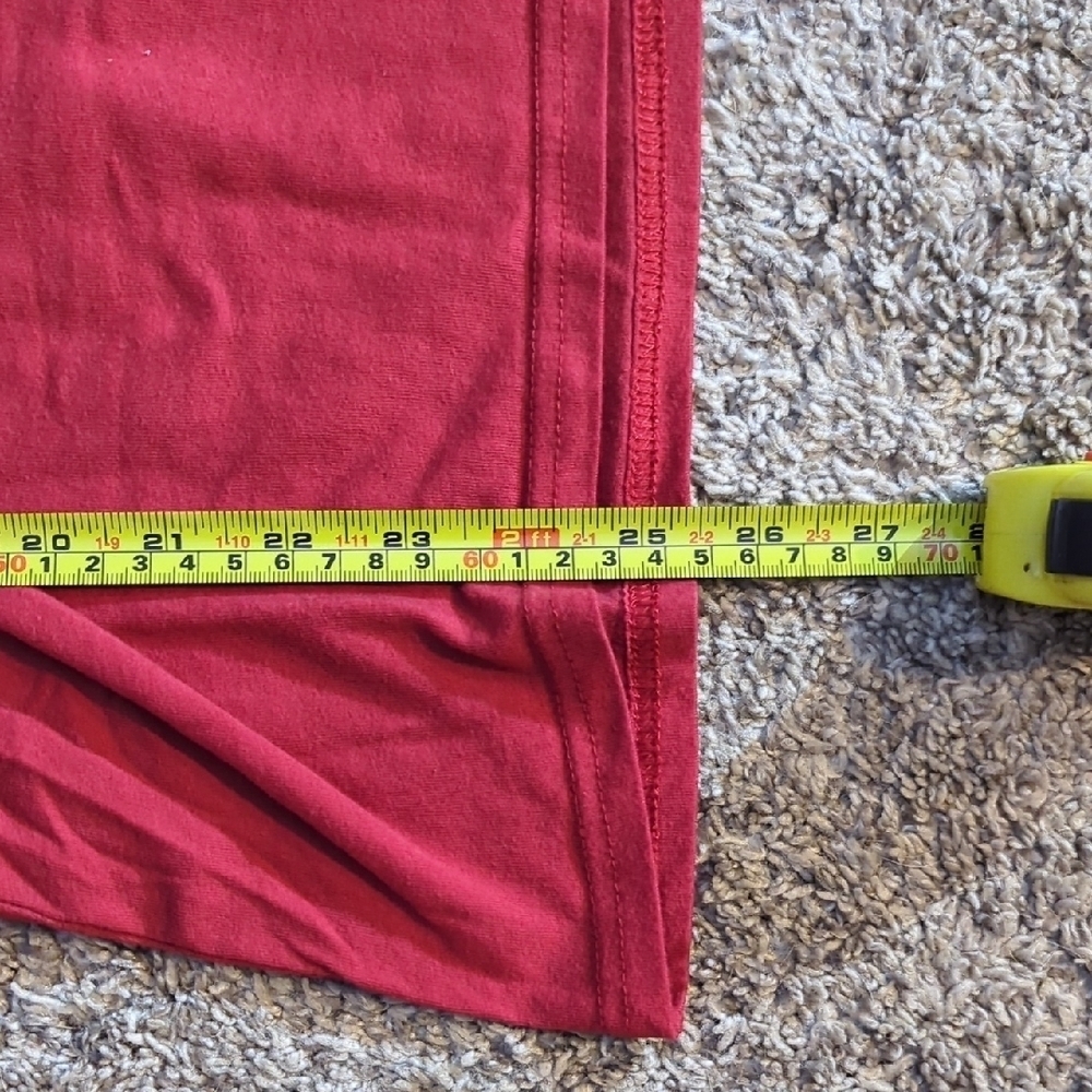 No Boundaries Red Fitted Long Sleeve Tee - Picture 7 of 7